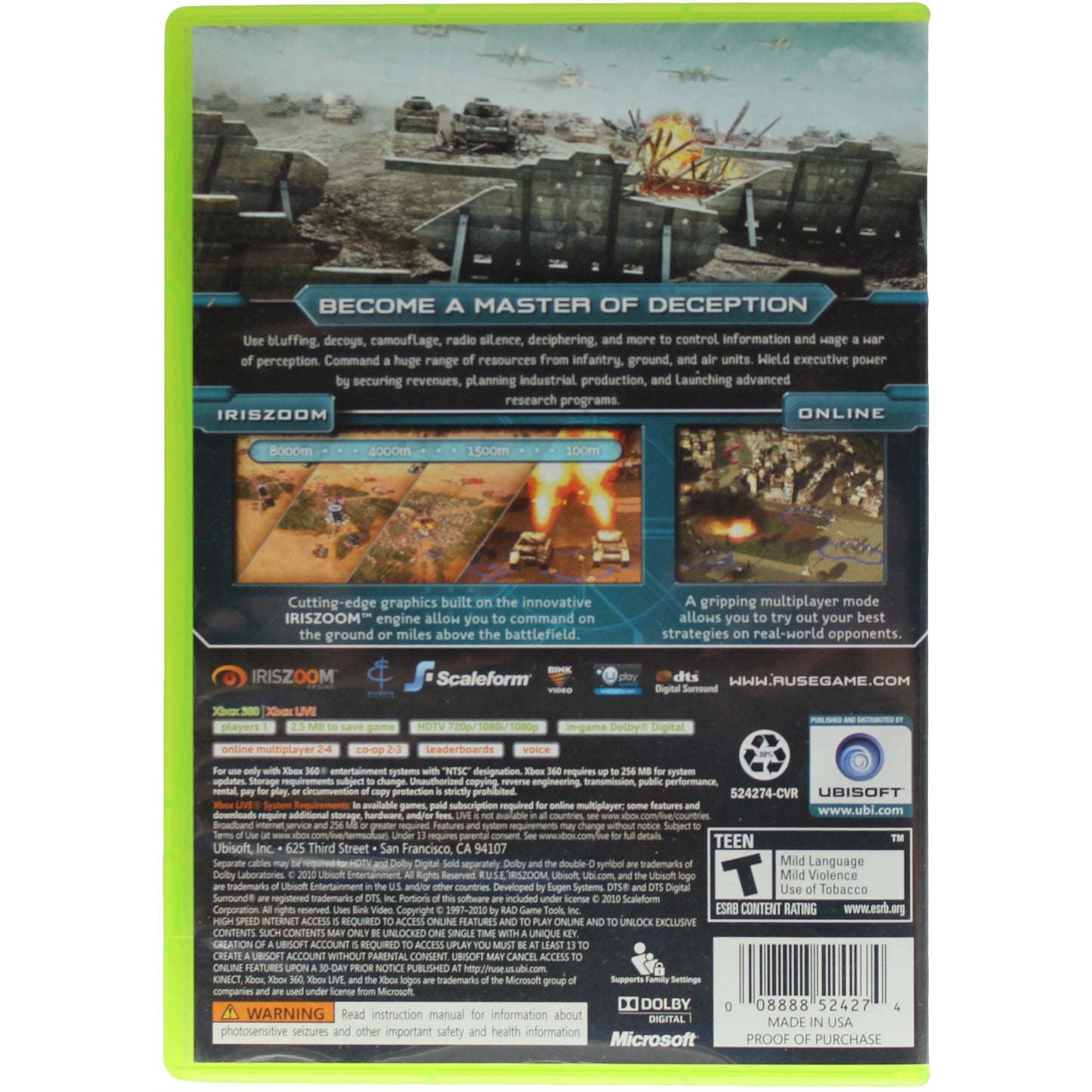 Ruse: The Art of Deception (Xbox 360)