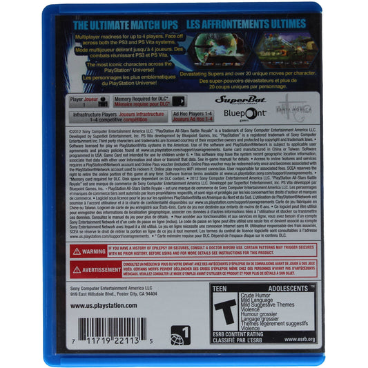 PlayStation All-Stars Battle Royale (PSVITA)
