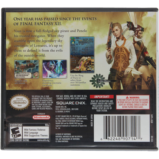 Final Fantasy XII: Revenant Wings (DS)