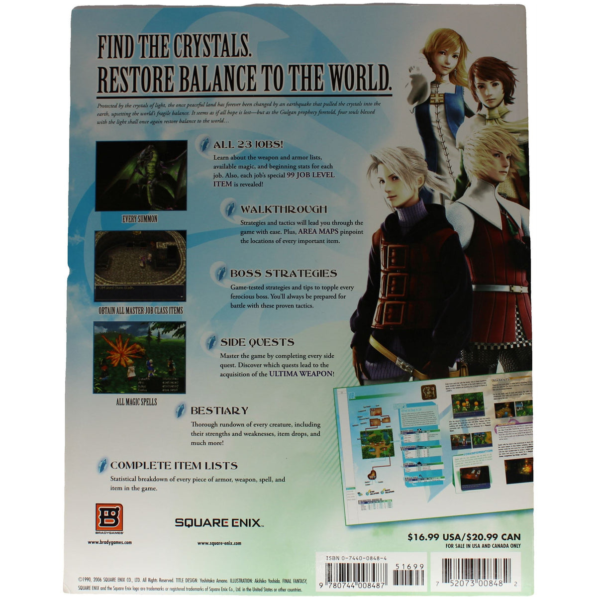 Final Fantasy III: Official Strategy Guide (DS)