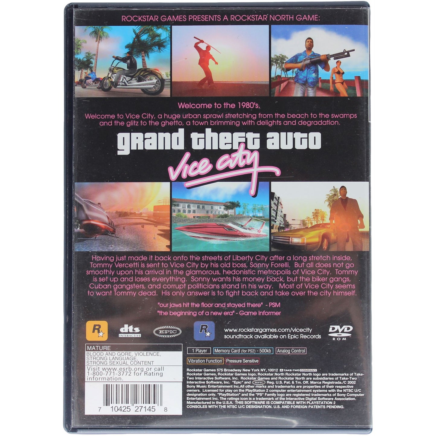 Grand Theft Auto: Vice City (PS2)