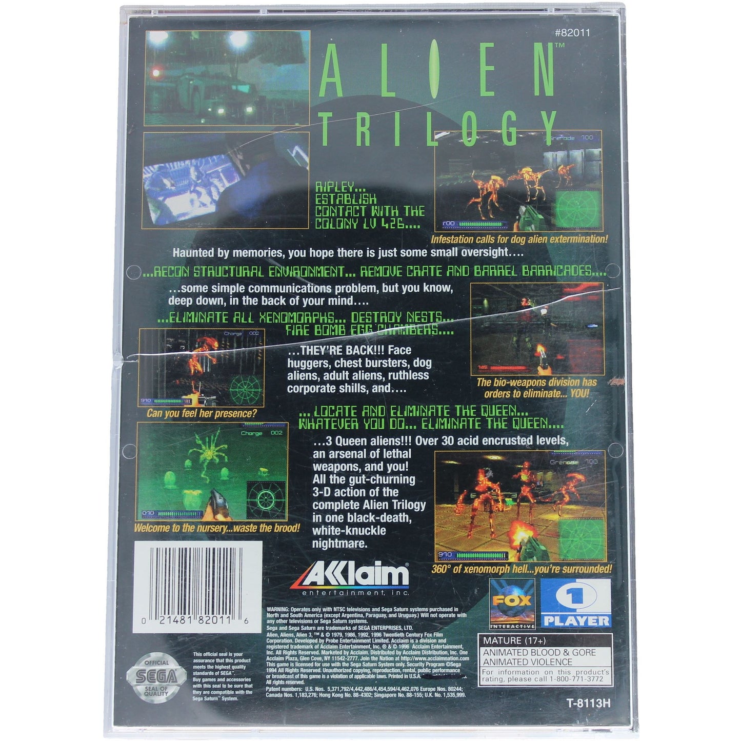 Alien: Trilogy (Saturn)