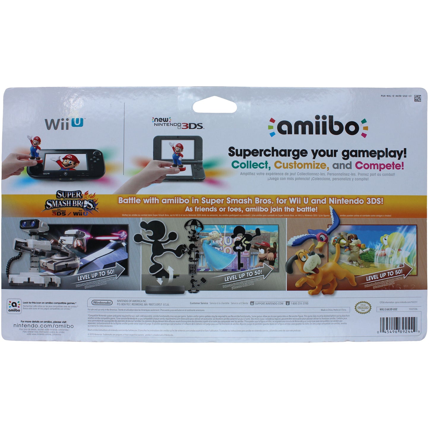 R.O.B. / Mr. Game & Watch / Duck Hunt (amiibo)