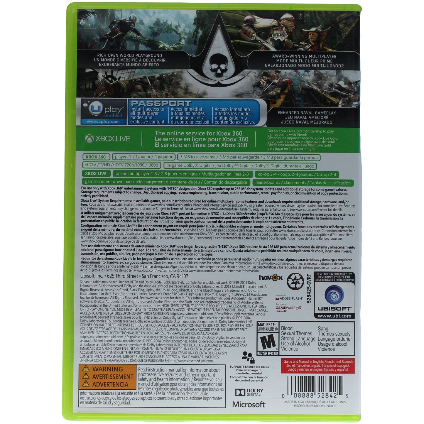 Assassin's Creed IV: Black Flag (Xbox 360)