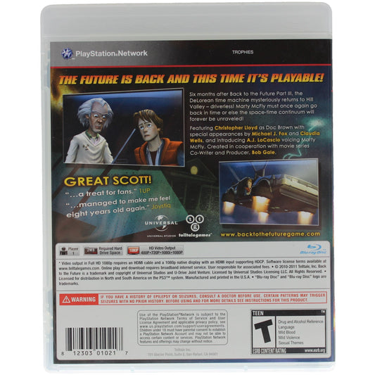 Back To The Future: The Game