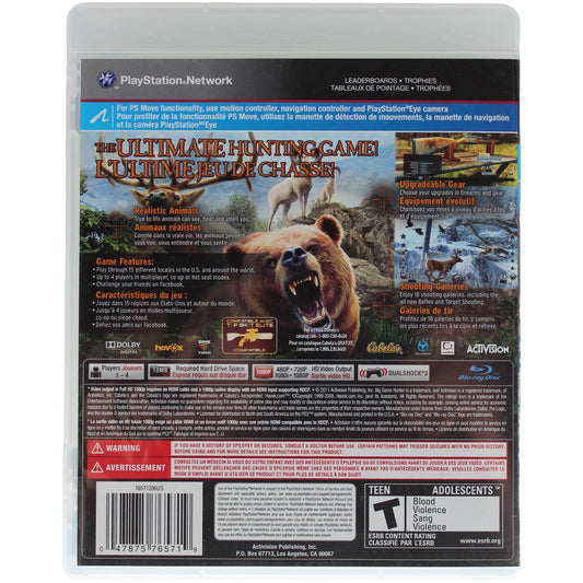Cabela's Big Game Hunter 2012 (PS3)