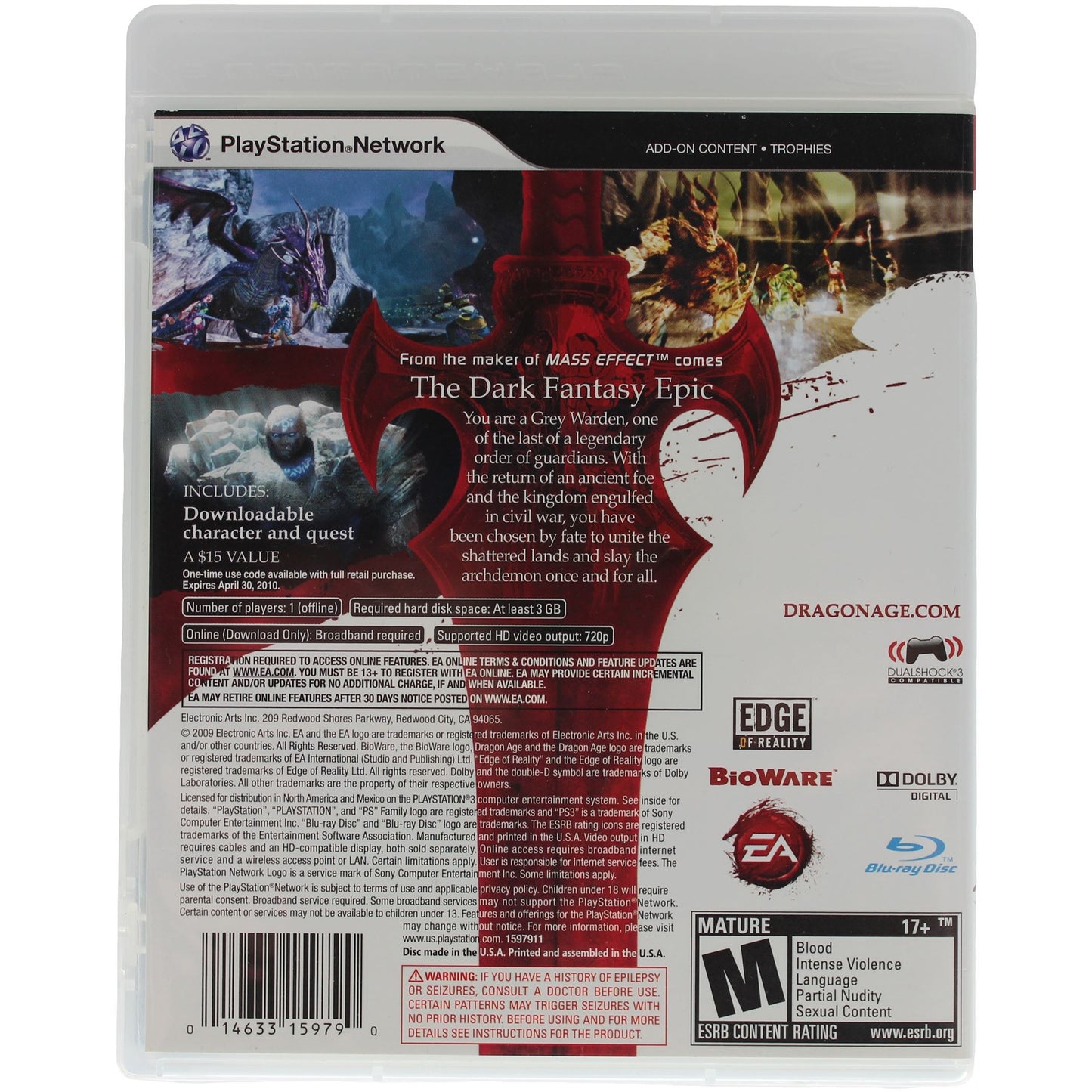 Dragon Age: Origins (PS3)