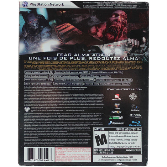 F.E.A.R. 2: Project Origin (PS3)