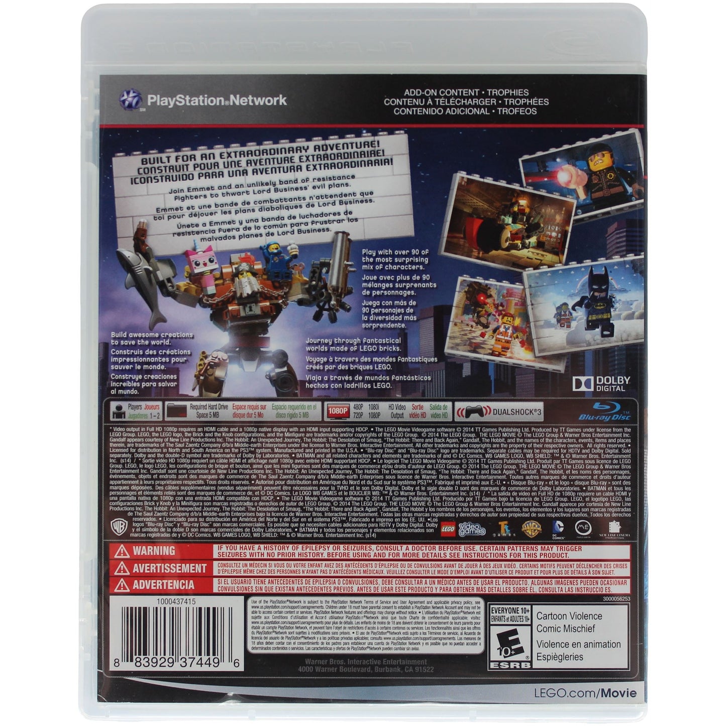 LEGO: The LEGO Movie Videogame (PS3)