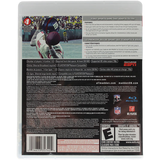 Madden NFL 09 (PS3)