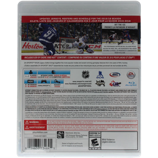 NHL Legacy Edition (PS3)