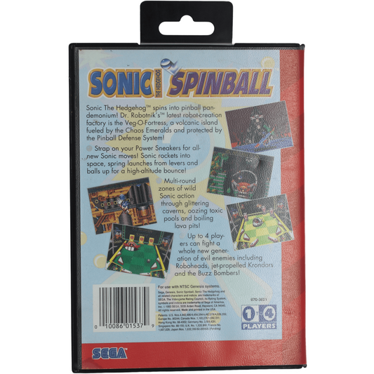 Sonic The Hedgehog: Spinball (SegaGenesis)