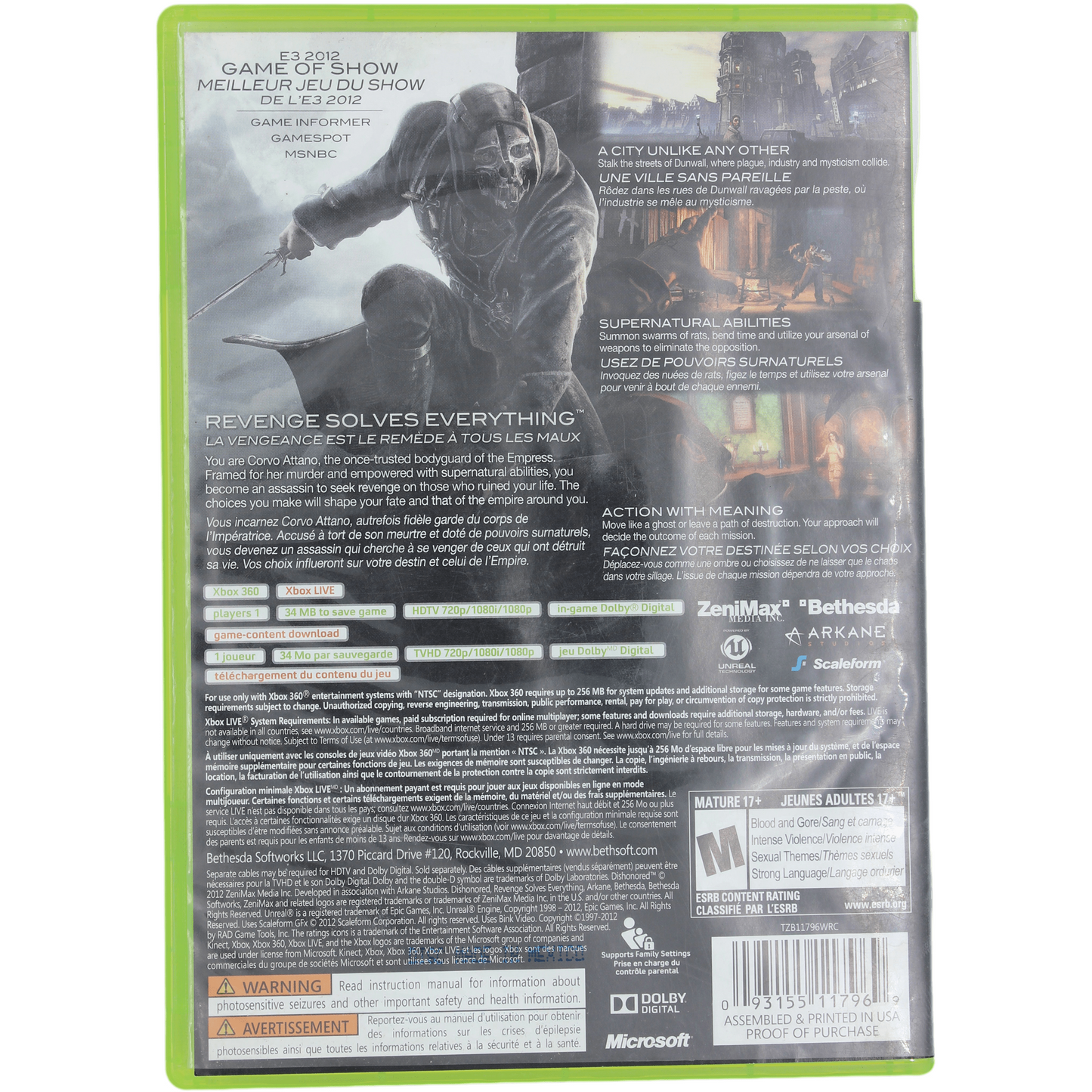 Dishonored (Xbox 360)