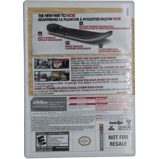 Tony Hawk: Ride (Wii)