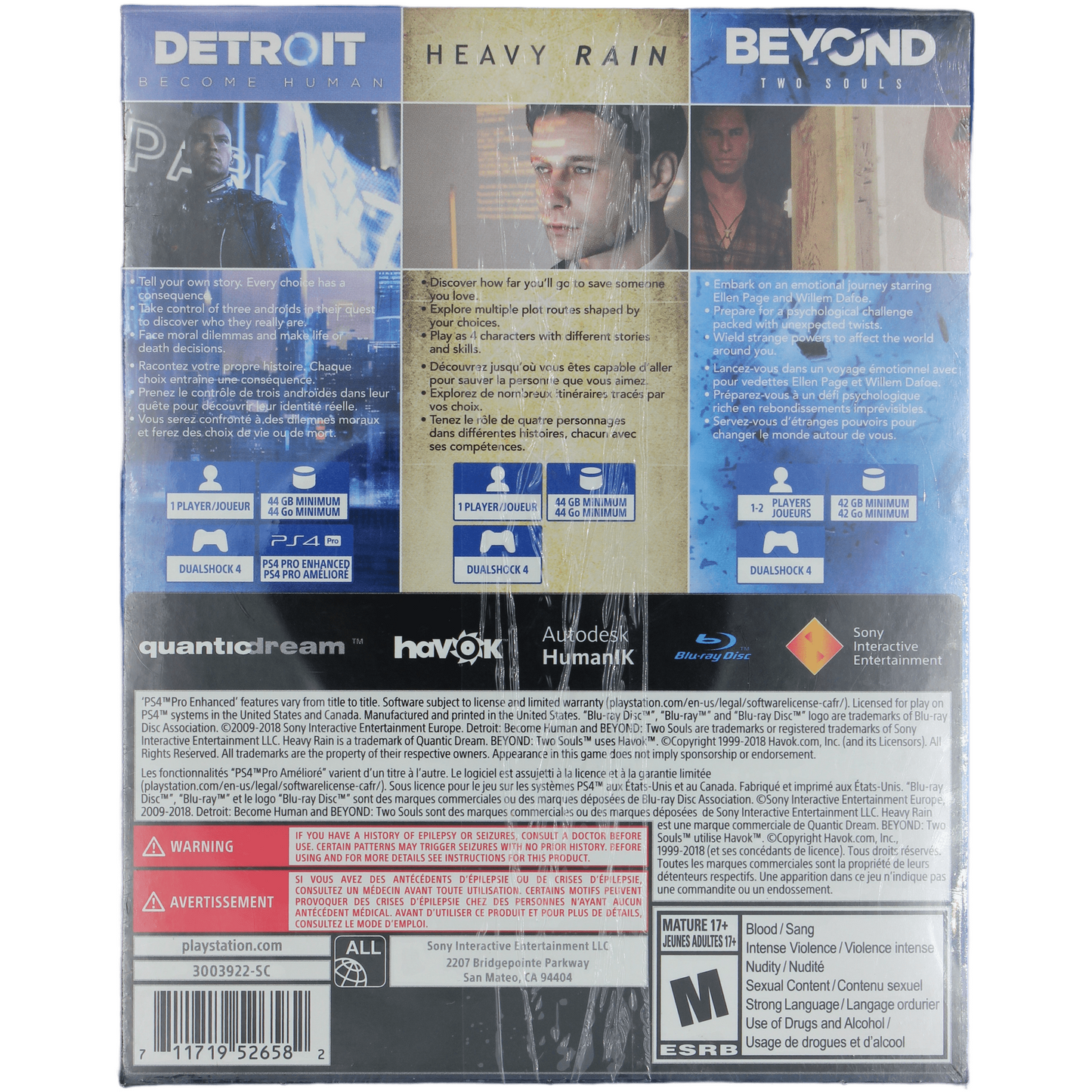 Quantic Dream Collection (PS4)