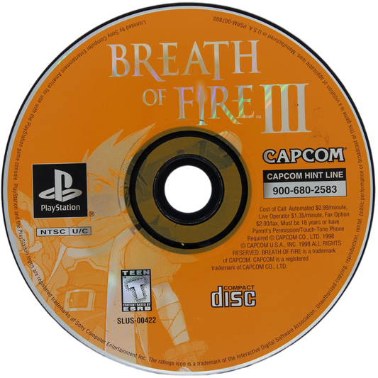 Breath Of Fire III (PS1)