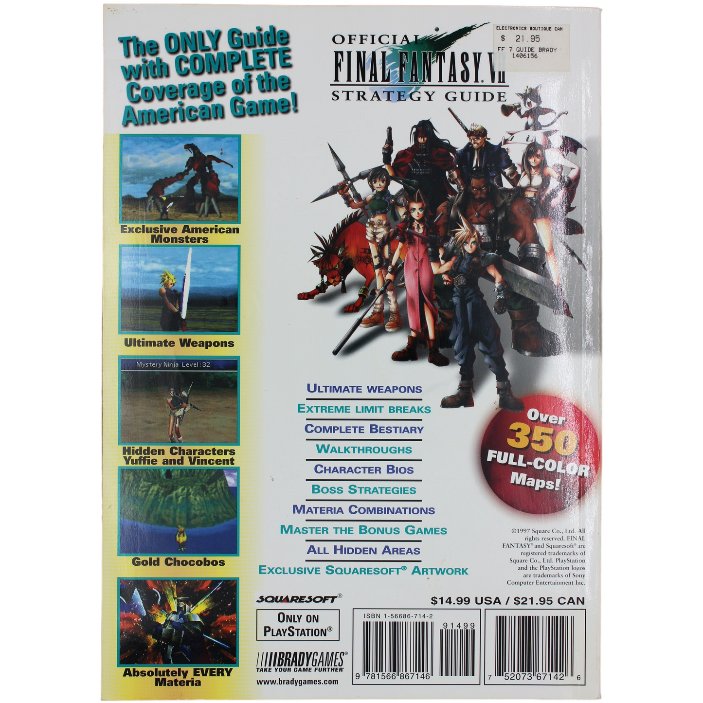 Final Fantasy VII: Official Strategy Guide (PS)