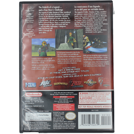 The Legend Of Zelda: Ocarina Of Time | Ocarina Of Time Master Quest (GC)