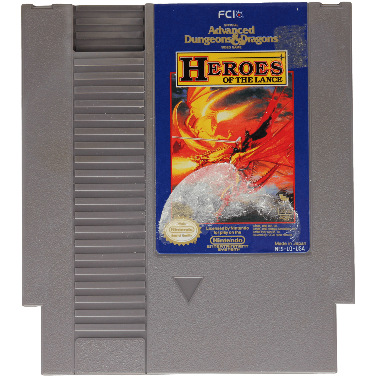 Official Advanced Dungeons & Dragons Video Game: Heroes Of The Lance (NES)