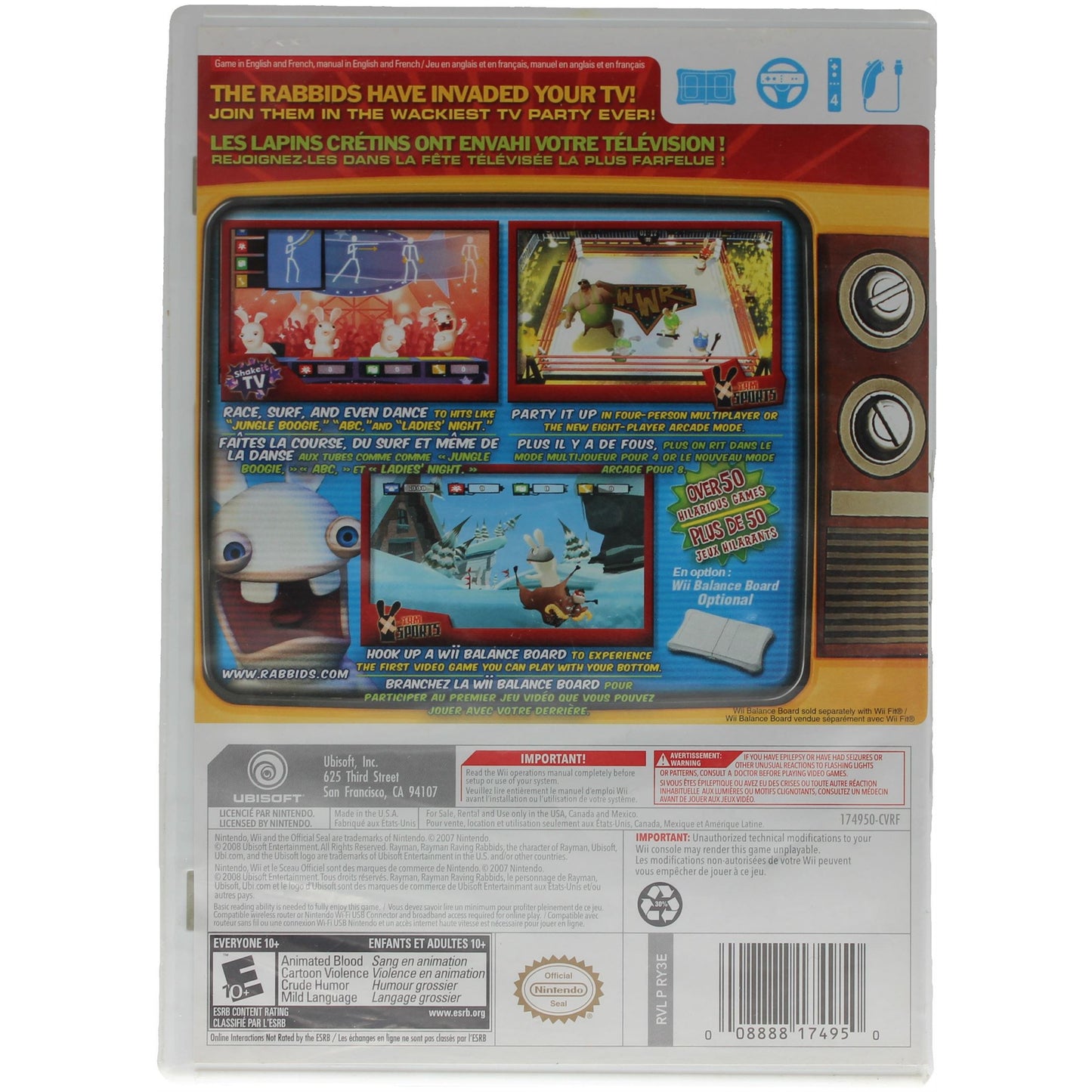 Rayman: Raving Rabbids TV Party (Wii)