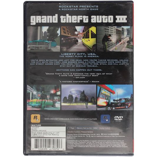 Grand Theft Auto III (PS2)