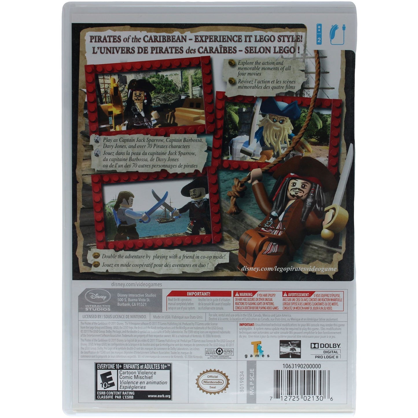 LEGO: Pirates Of The Caribbean: The Video Game (Wii)