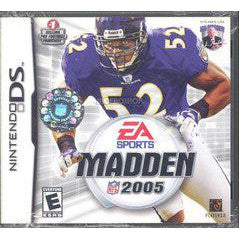 Madden 2005 video game case for Nintendo DS with a football player on the cover.