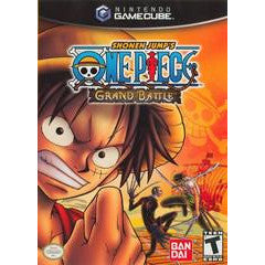 GameCube 'One Piece Grand Battle' cover with character illustration