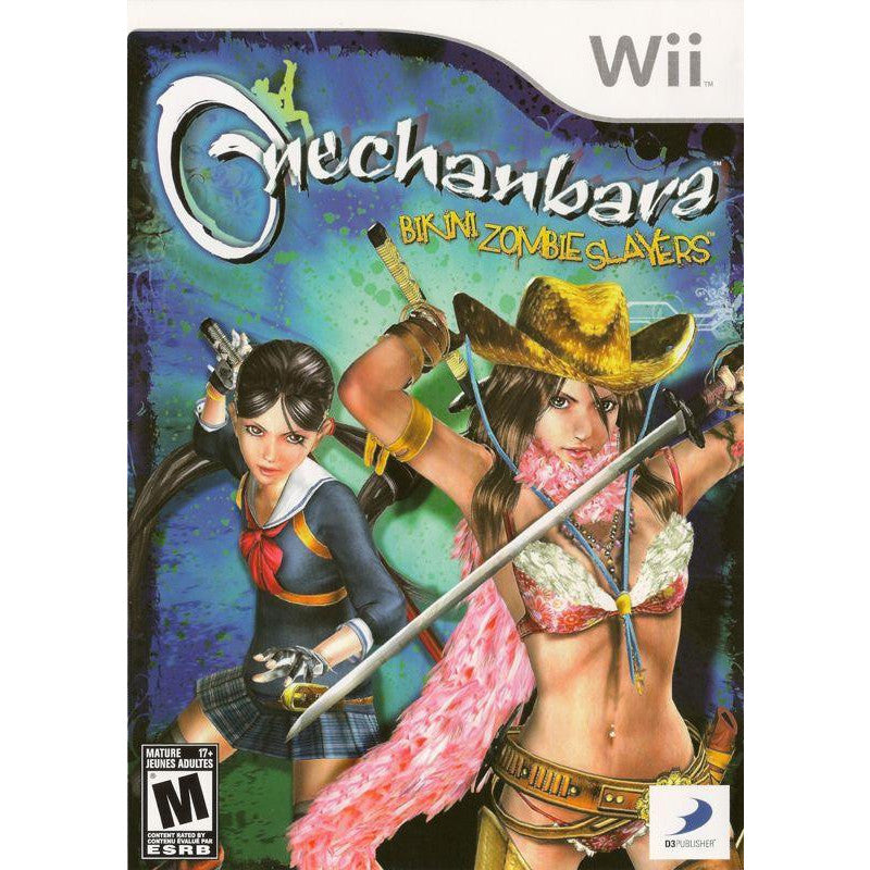 Game cover for 'Onechanbara: Bikini Zombie Slayers' on Wii console