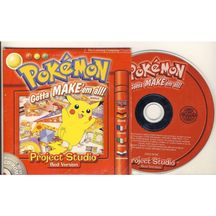 Pokémon 'Gotta MAKE'em all!' Project Studio Red Version with CD