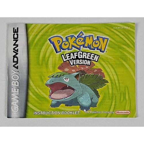 Pokemon: Leaf Green Version (GBA)