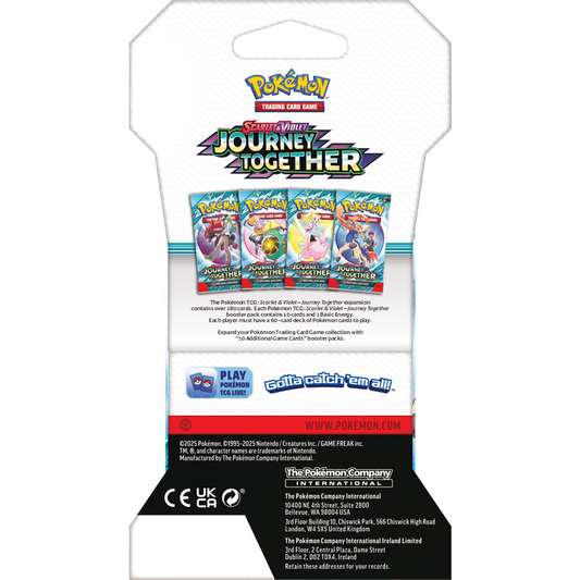 Pokemon TCG: Scarlet & Violet Journey Together Booster Pack