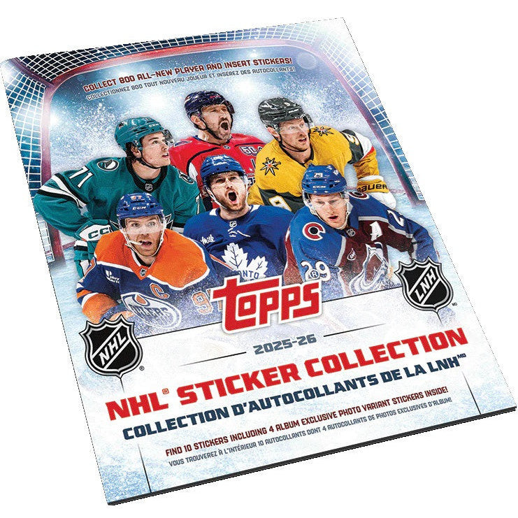 Topps NHL Hockey Sticker Collection Album 2025-26