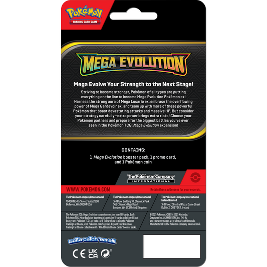 Pokemon TCG: Mega Evolution Checklane Blister Pack