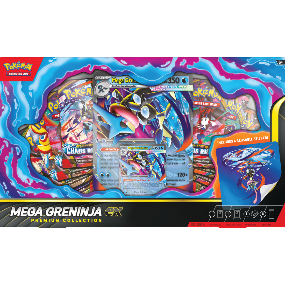 Pokemon TCG: Mega Greninja Ex Premium Collection