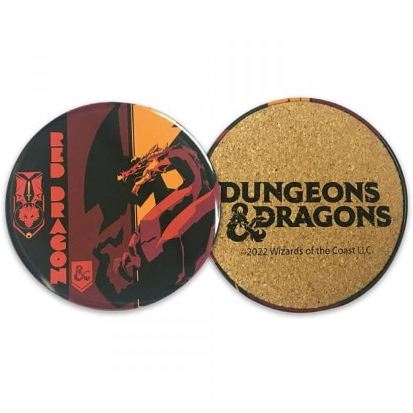 Dungeons & Dragons Monsters 4 Piece Metal Drink Coaster Set
