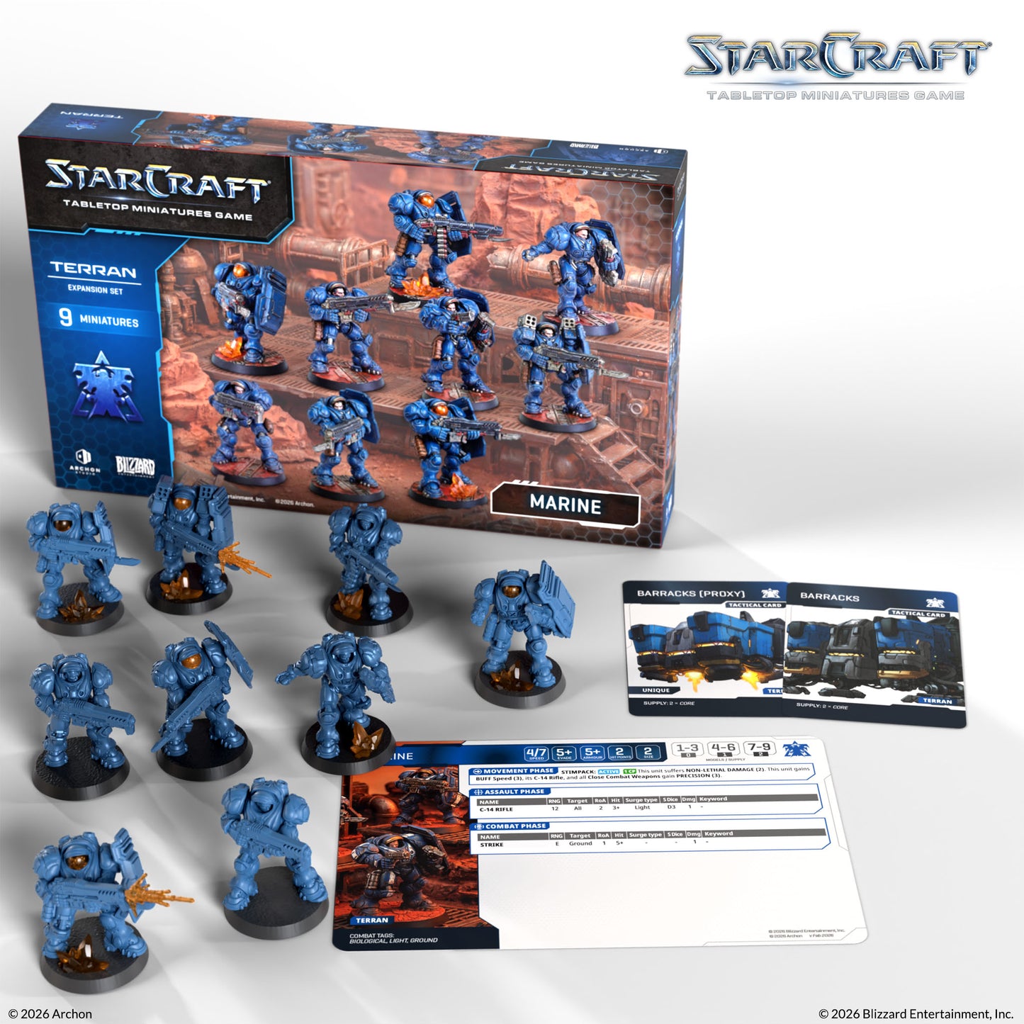 StarCraft: Tabletop Miniatures Game - Terran: Marine Expansion Set