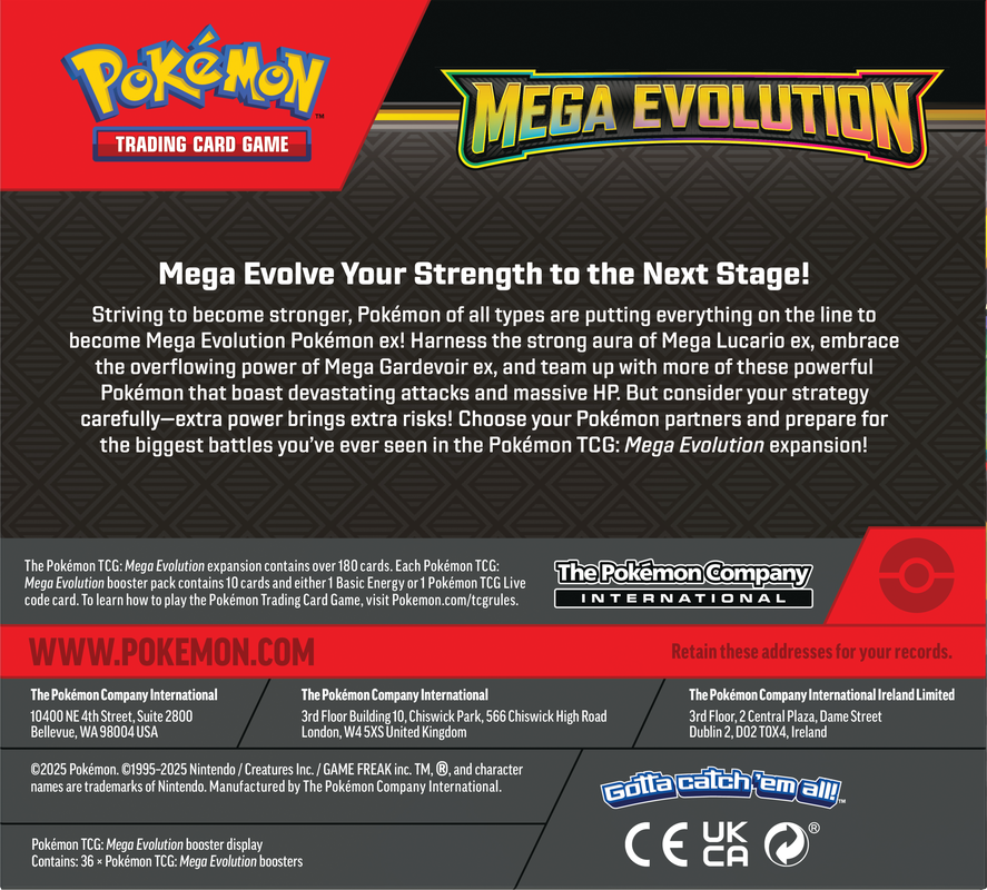 Pokemon TCG: Mega Evolution Booster Box