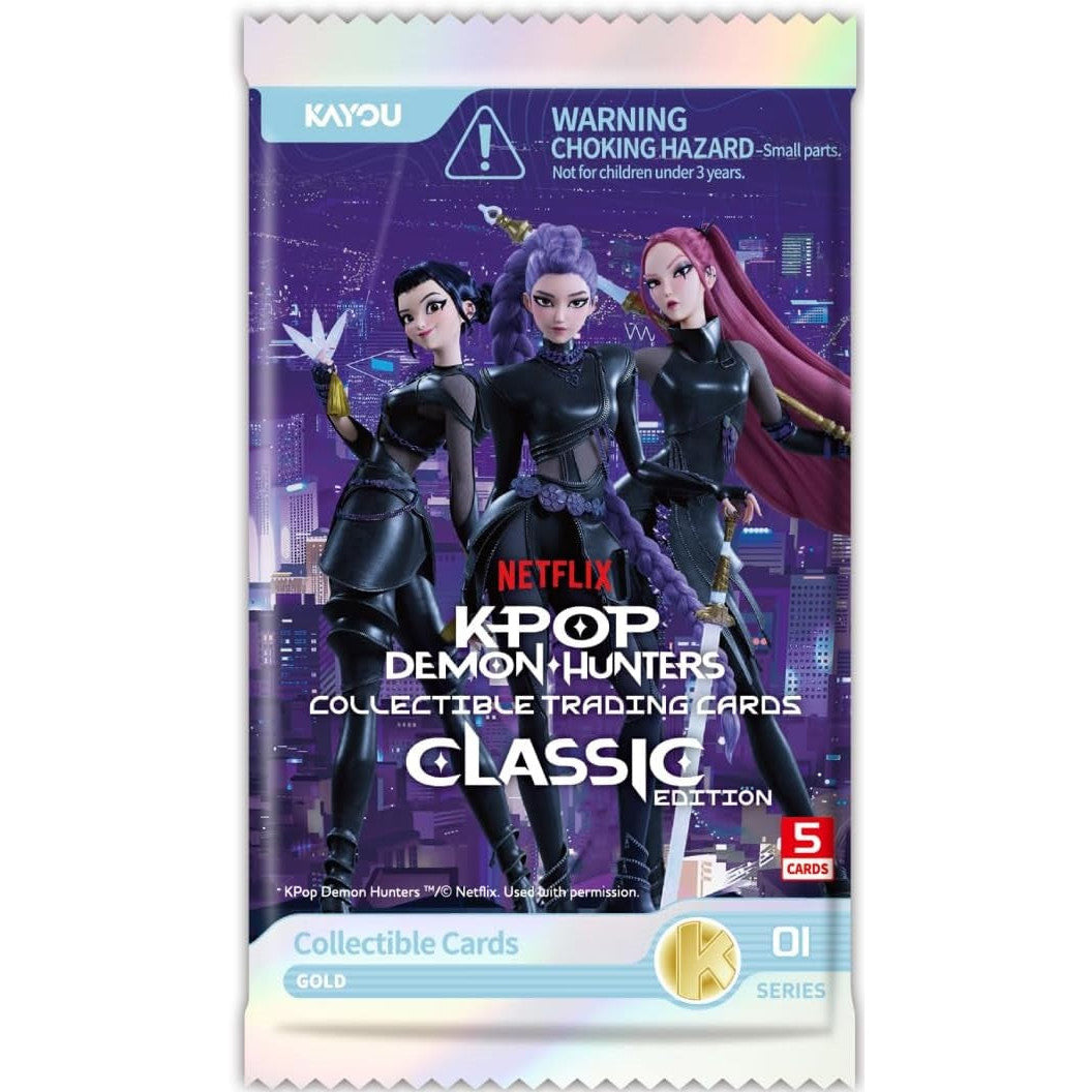 Kpop Demon Hunters Collectible Cards Classic Edition Series 1 Booster Pack