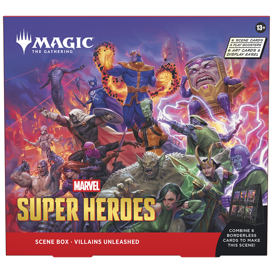 MTG: Marvel Super Heroes Scene Box Retro North Games MTG: Marvel Super Heroes Scene Box Retro North Games