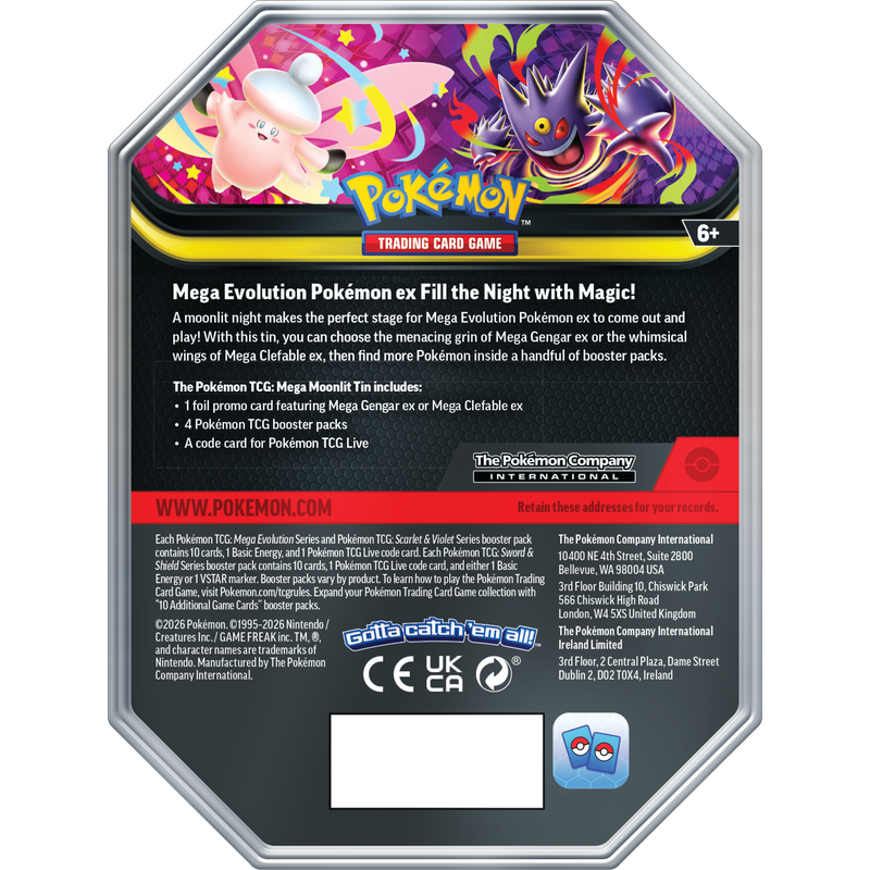 Pokemon TCG: Mega Moonlit Tin