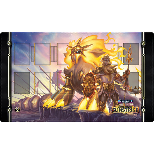 Elestrals Sunstrike Playmat - Celestleo Champion of Ares