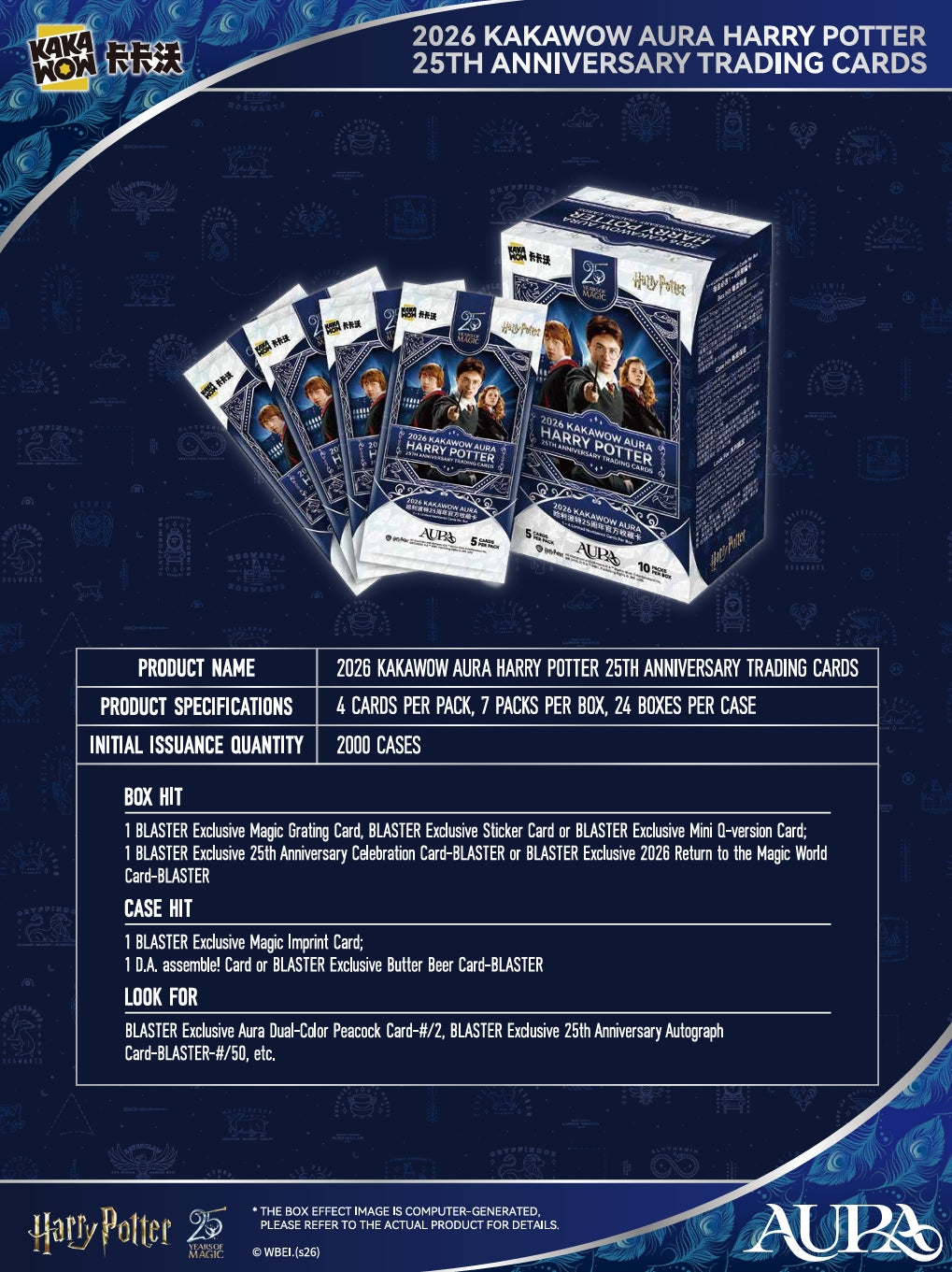 Kakawow Aura Harry Potter 25th Anniversary Blaster