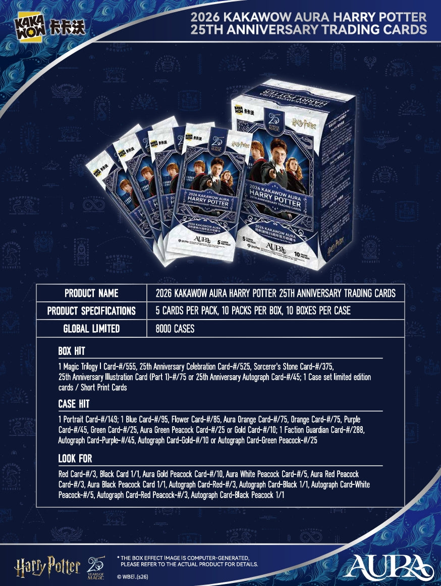 Kakawow Aura Harry Potter 25th Anniversary Hobby Box