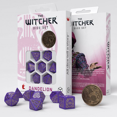 Witcher Dice Set Dandelion Viscount De Lettenhove
