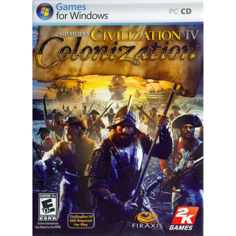 Sid Meier's Civilization IV Colonization game cover for PC CD
