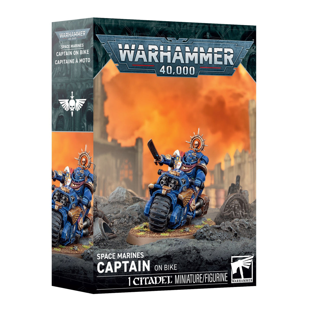 Warhammer 40,000 - Space Marines: Captain On Bike (PRE-ORDER RELEASES OCT 3RD)