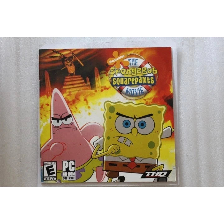 Video game case for 'The SpongeBob SquarePants Movie' on a white background