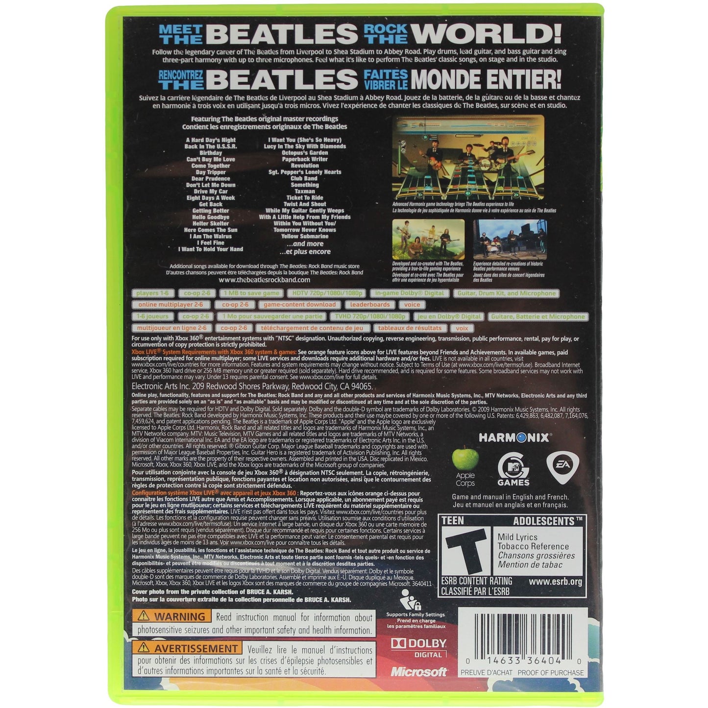 The Beatles: Rock Band (Xbox 360)