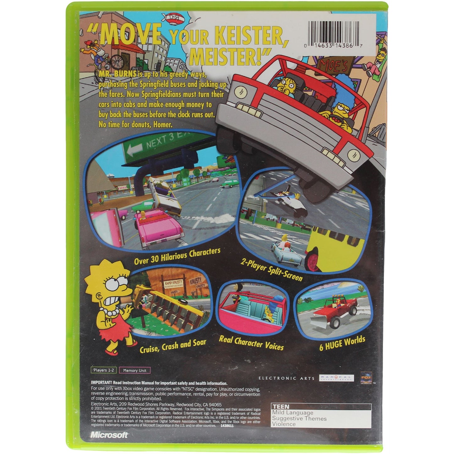 The Simpsons: Road Rage (Xbox)